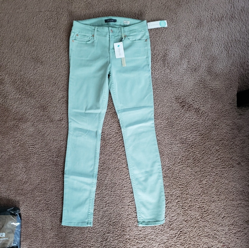 Stitch fix level 99 skinny straight mint jeans